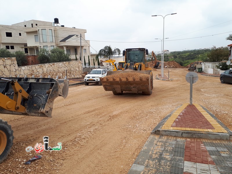  فيديو: ولن يتوقف ... انجاز المرحلة الاولى من شارع المرحوم الشيخ عبدالله نمر درويش والرئيس يؤكد  هذا الشارع الحيوي سيصل الى مدخل قرية كفربرا 